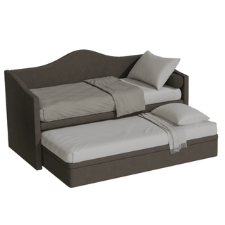 Megafurniture | Zaxe Fabric Pull Out Bed with Storage | Pull Out Bed