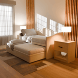 Megafurniture | Zaxe Faux Leather Pull Out Bed with Storage | Pull Out Bed
