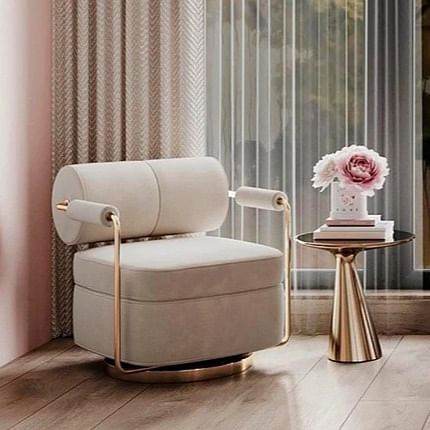 Zenithis Fabric Armchair – Megafurniture