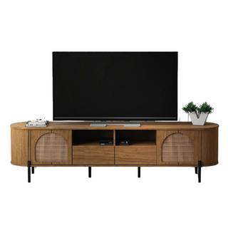Megafurniture | Zoya Rattan Living Room Set (Coffee Table + TV Console + Shoe Cabinet) | Living Room Set