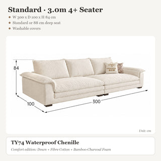 Standard · 3.0m 4+ Seater
