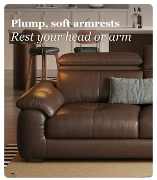 Plump, soft armrests