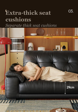 Extra-thick seat cushions