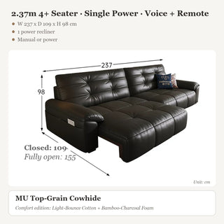 2.37m 4+ Seater · Single Power · Voice + Remote
