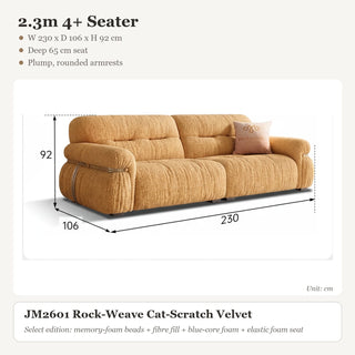 2.3m 4+ Seater