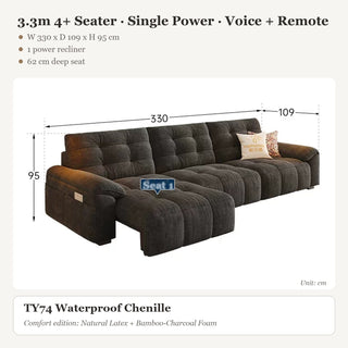 3.3m 4+ Seater · Single Power · Voice + Remote