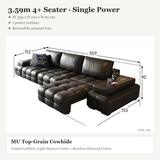 3.59m 4+ Seater · Single Power