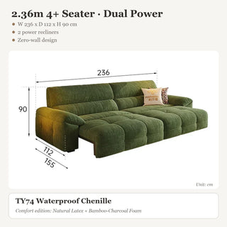 2.36m 4+ Seater · Dual Power