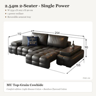 2.54m 2-Seater · Single Power
