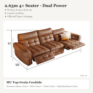 2.63m 4+ Seater · Dual Power