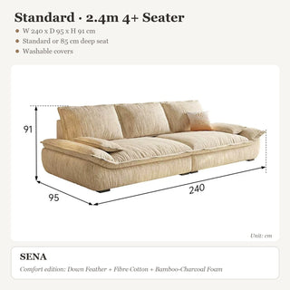 Standard · 2.4m 4+ Seater