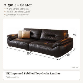 2.5m 4+ Seater