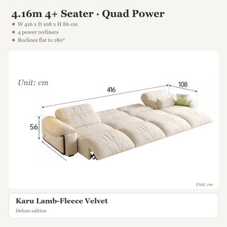 4.16m 4+ Seater · Quad Power