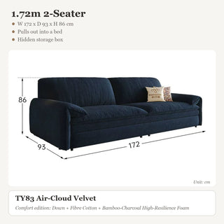 1.72m 2-Seater