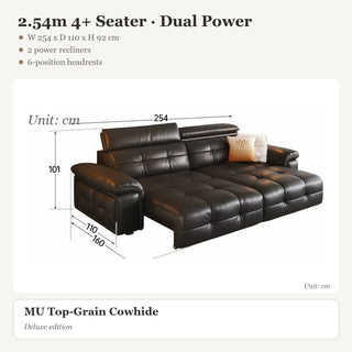 2.54m 4+ Seater · Dual Power