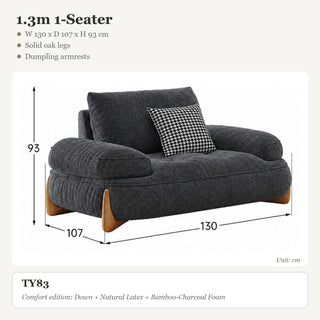 1.3m 1-Seater