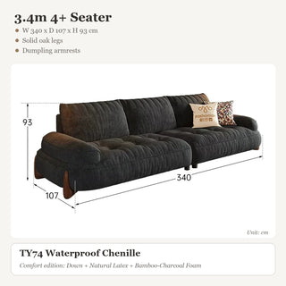 3.4m 4+ Seater