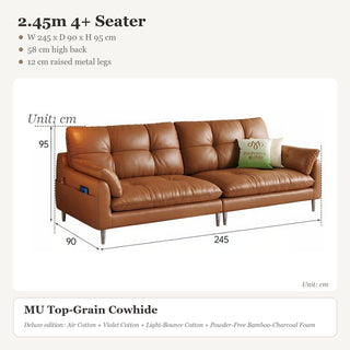 2.45m 4+ Seater