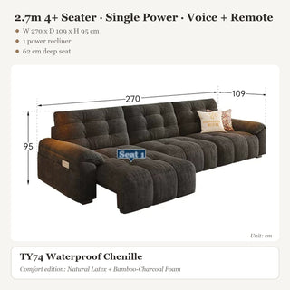 2.7m 4+ Seater · Single Power · Voice + Remote