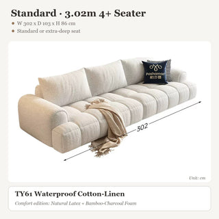 Standard · 3.02m 4+ Seater