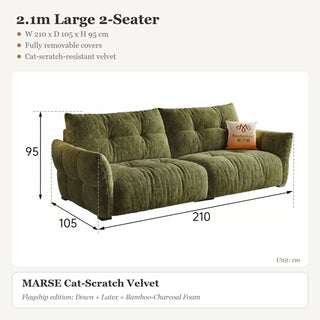 2.1m Large 2-Seater