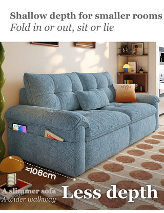 Shallow depth for smaller rooms