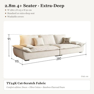 2.8m 4+ Seater · Extra-Deep