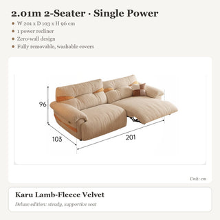 2.01m 2-Seater · Single Power