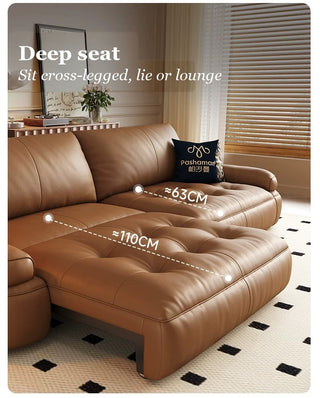 Approx. 63 cm deep seat