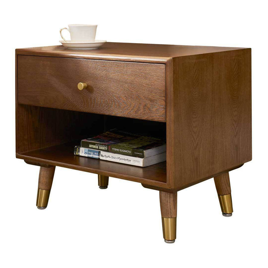 Abigail Ash Wood Bed Side Table Singapore