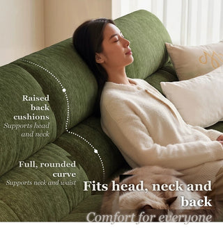Raised back cushions