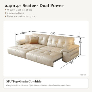 2.4m 4+ Seater · Dual Power