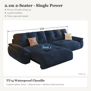 2.1m 2-Seater · Single Power