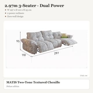 2.97m 3-Seater · Dual Power