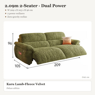 2.09m 2-Seater · Dual Power