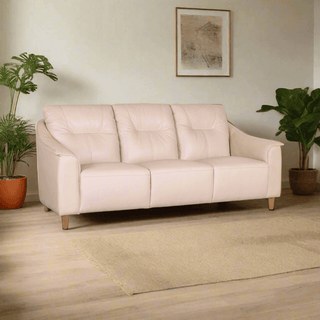 Alayna Genuine Leather Sofa Singapore