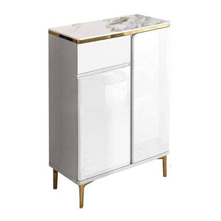Albus 2 Doors Shoes Cabinet with Sintered Stone Top Singapore