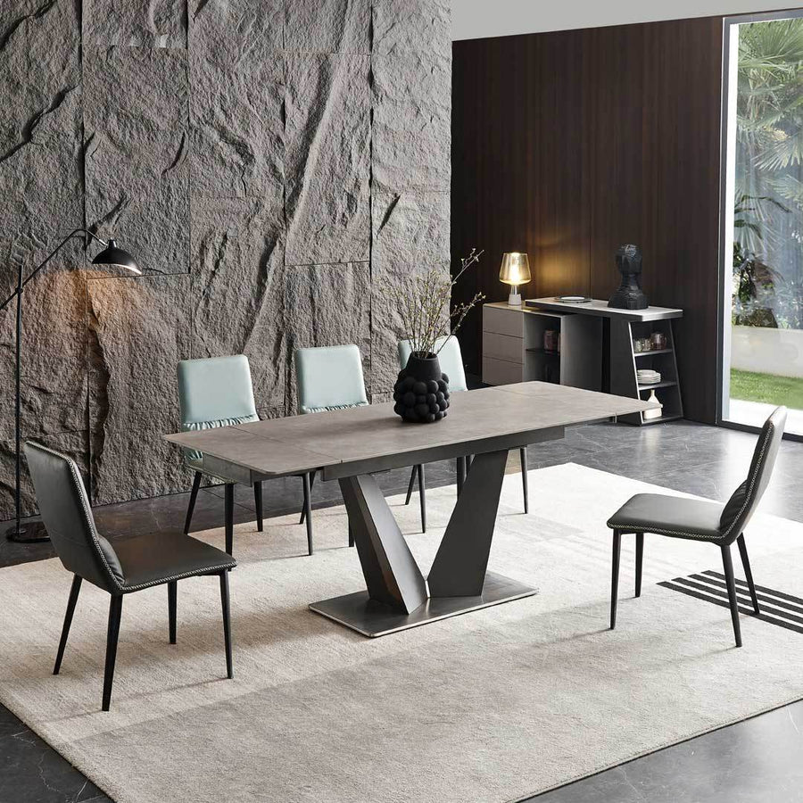 Alexia Sintered Stone Extendable Dining Table (120cm/140cm/160cm) Singapore