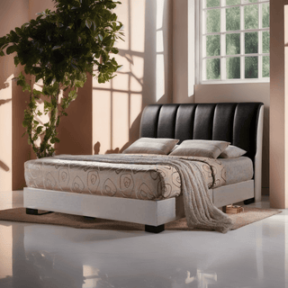 Altair Faux Leather Bed Frame Singapore