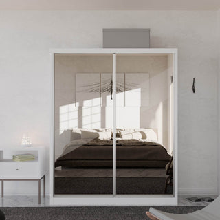 Megafurniture | Amity Modular Wardrobe A05 (Tea Mirror) | Modular Wardrobe