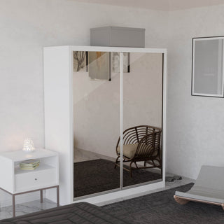 Megafurniture | Amity Modular Wardrobe A05 (Tea Mirror) | Modular Wardrobe