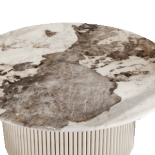 Angelina Cultured Marble Nesting Coffee Table Singapore