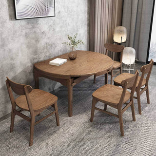 Anxo Ash Wood Extendable Wooden Dining Table Singapore