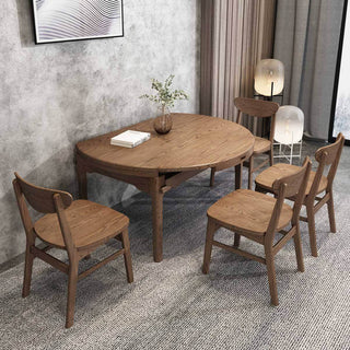 Anxo Extendable Wooden Dining Table Singapore
