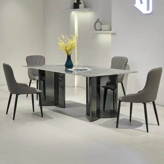 Arielle Glossy Sintered Stone Dining Table (160cm/180cm/200cm) Singapore