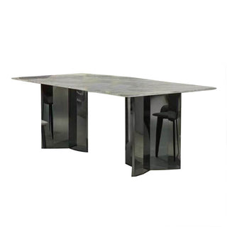 Arielle Glossy Sintered Stone Dining Table (160cm/180cm/200cm) Singapore