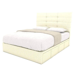 Arlen Faux Leather Drawer Bed Frame Singapore