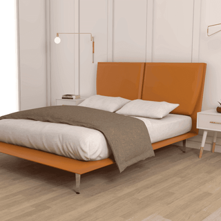 [AS-IS] Anakela Genuine Leather Bed Frame by Chattel (Queen) Singapore