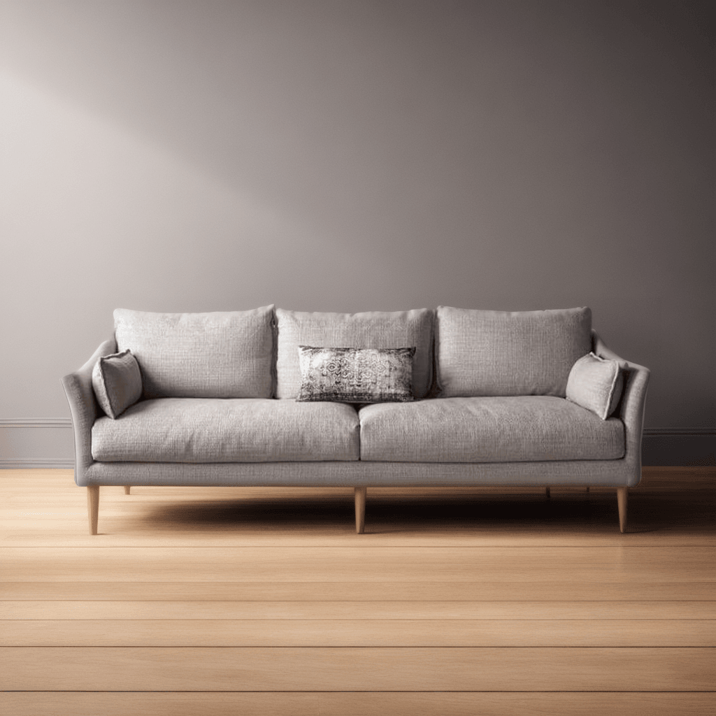 Ascot Grey Fabric Sofa Megafurniture