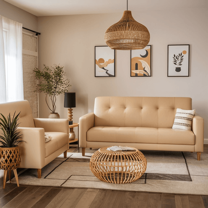 Megafurniture | Ashford Faux Leather Sofa | Faux Leather Sofa